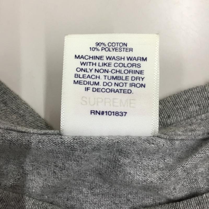 シュプリーム Supreme Tシャツ 半袖 2019FW SupremeIncTee 半袖カットソー プリントTシャツ S ロゴ、文字 灰 / グレー /  メンズ USED 古着 中古 10114848