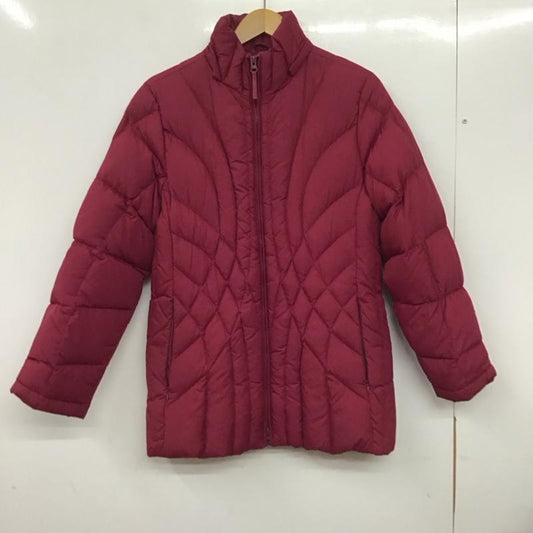 エルエルビーン L.L.Bean ジャケット、上着 ジャケット、ブレザー ジップアップジャケット アウター ダウンジャケット S 無地 えんじ / ワインレッド /  レディース USED 古着 中古 10136453