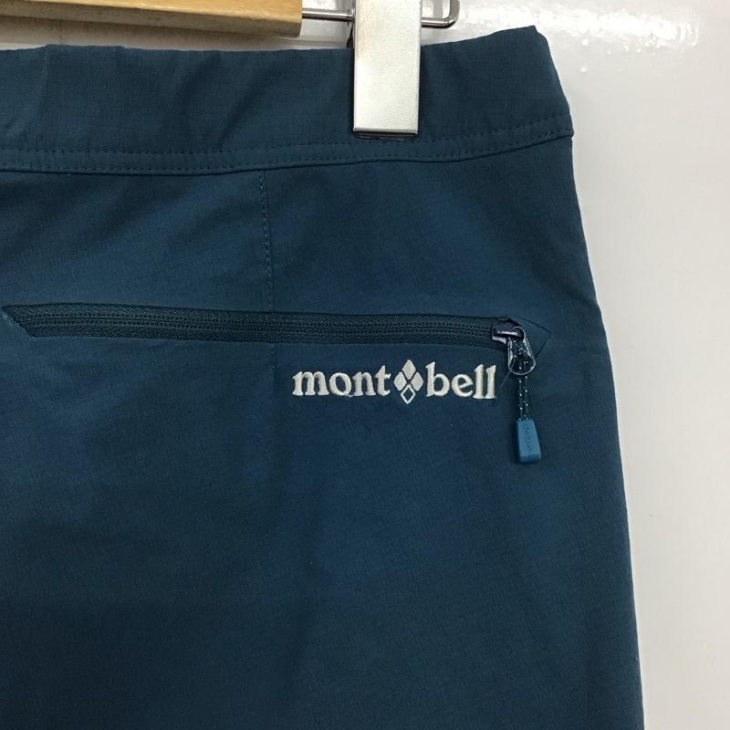 モンベル mont-bell パンツ ショートパンツ 1105672 サウスリムショーツ ハーフパンツ ショートパンツ M ロゴ、文字 青 / ブルー /  メンズ USED 古着 中古 10133520