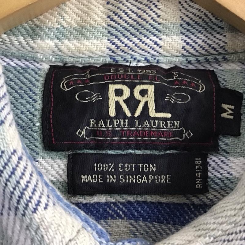 ダブルアールエル ラルフローレン RRL RALPH LAUREN シャツ、ブラウス 長袖 長袖シャツ チェックシャツ カラーシャツ 90s M チェック マルチカラー / マルチカラー /  メンズ USED 古着 中古 10140783
