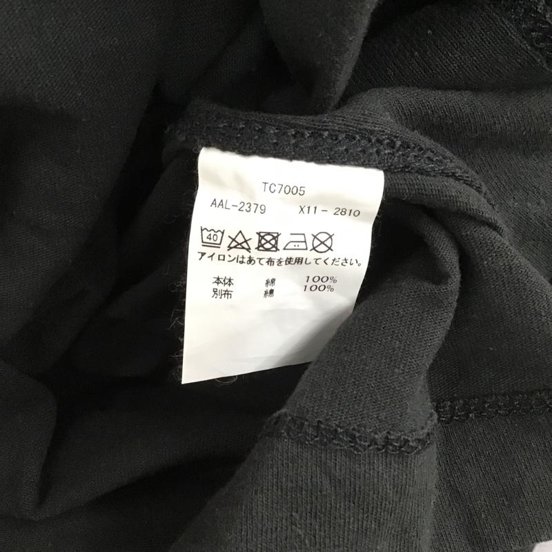 アルファインダストリー Alpha Industries ワンピース ロングスカート 半袖ロングワンピース クルーネック フレアロングワンピース L 無地 黒 / ブラック /  レディース USED 古着 中古 10105843