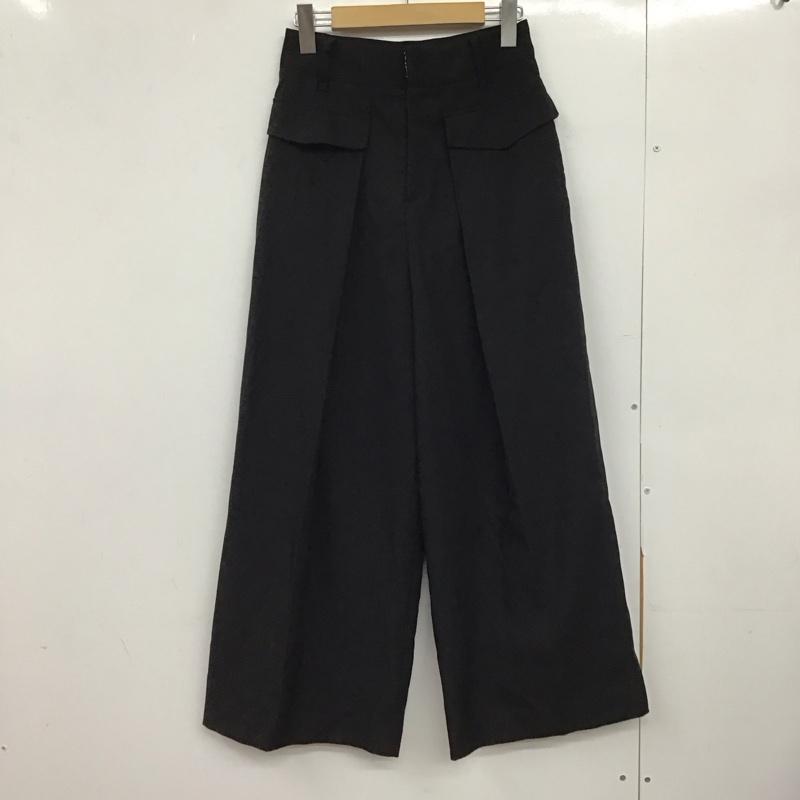 ケービーエフ KBF パンツ スラックス KB76-24D050 ポケットディティールパンツ 36 無地 黒 / ブラック /  レディース USED 古着 中古 10150505