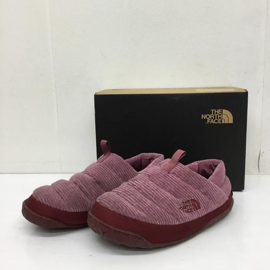 ザノースフェイス THE NORTH FACE スリッポン スリッポン NFW02272 Nuptse Mule Corduroy ヌプシ 23.5cm ロゴ、文字 桃 / ピンク /  レディース USED 古着 中古 10144212