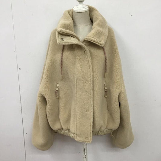 ザラ ZARA ジャケット、上着 ジャンパー、ブルゾン L 無地 ベージュ / ベージュ /  レディース USED 古着 中古 10125023