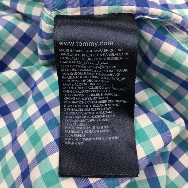 トミーヒルフィガー TOMMY HILFIGER シャツ、ブラウス 半袖 半袖シャツ チェックシャツ カラーシャツ カジュアルシャツ ボタンダウンシャツ XL チェック マルチカラー / マルチカラー /  メンズ USED 古着 中古 10106602