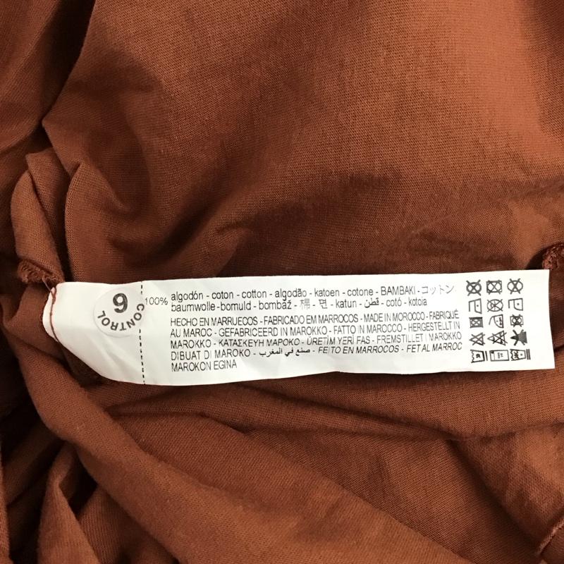 ザラ ZARA ワンピース ロングスカート ロングワンピース ノースリーブロングワンピース フレアスカート S 無地 茶 / ブラウン /  レディース USED 古着 中古 10112119