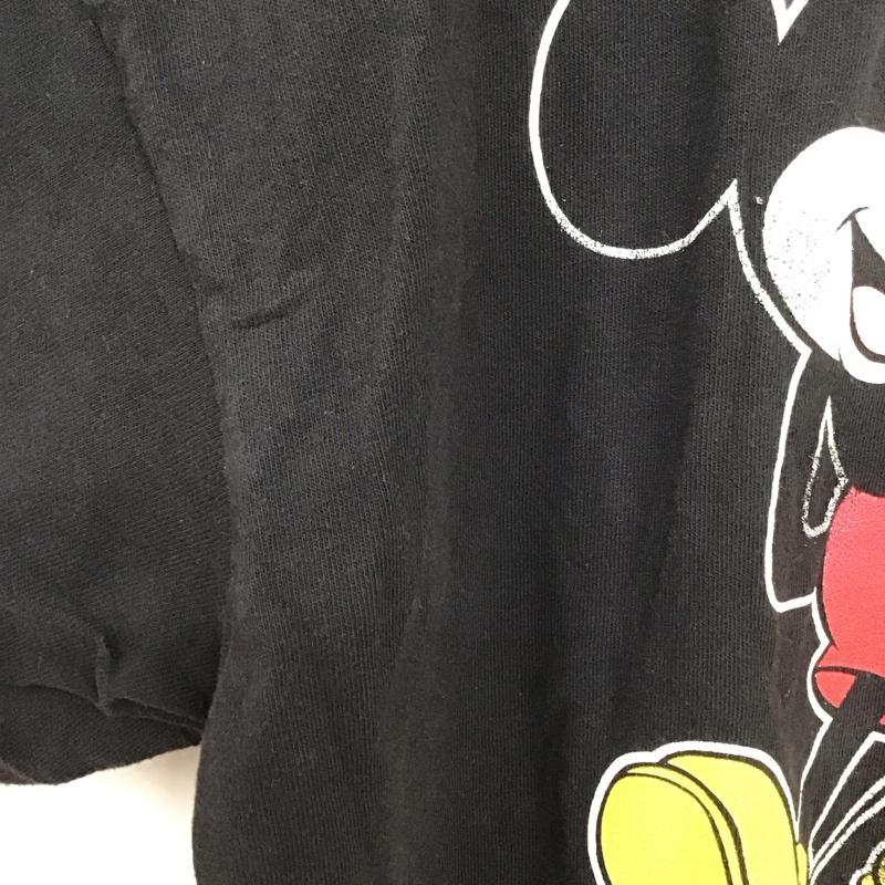 ディズニー Disney Tシャツ 半袖 半袖カットソー プリントTシャツ クルーネックカットソー 古着 XL プリント 黒 / ブラック /  メンズ USED 古着 中古 10135720