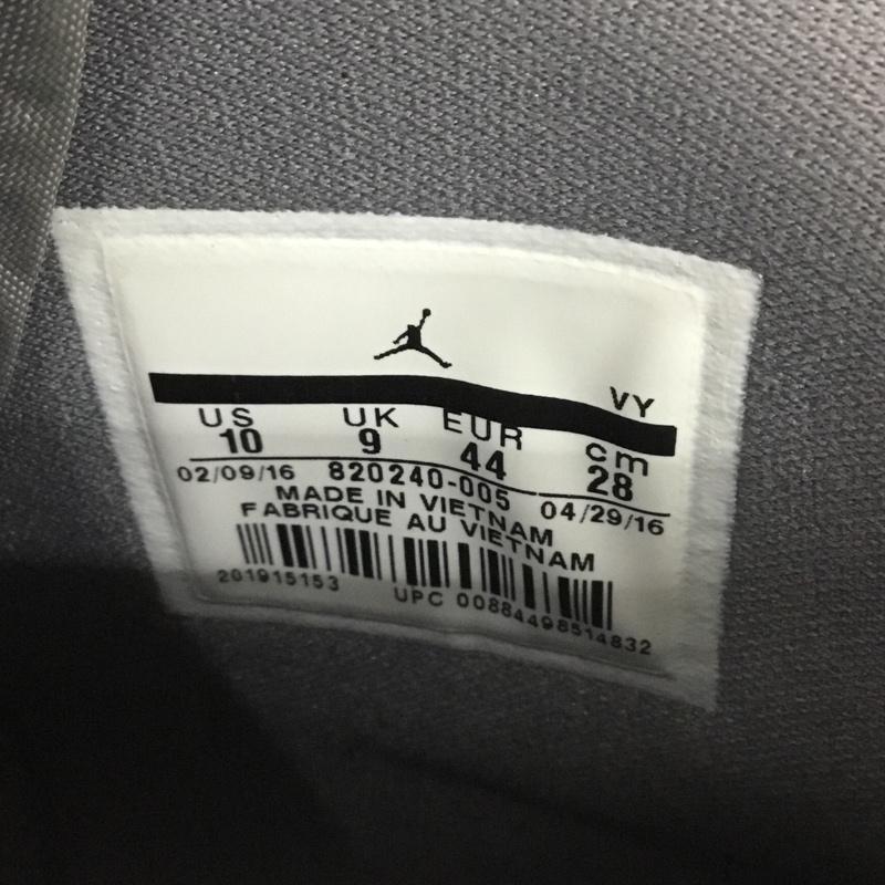 ナイキ NIKE スニーカー スニーカー 820240-005 AIR JORDAN EXECUTIVE 28cm 28.0cm ロゴ、文字 灰 / グレー / X 赤 / レッド /  メンズ USED 古着 中古 10141549