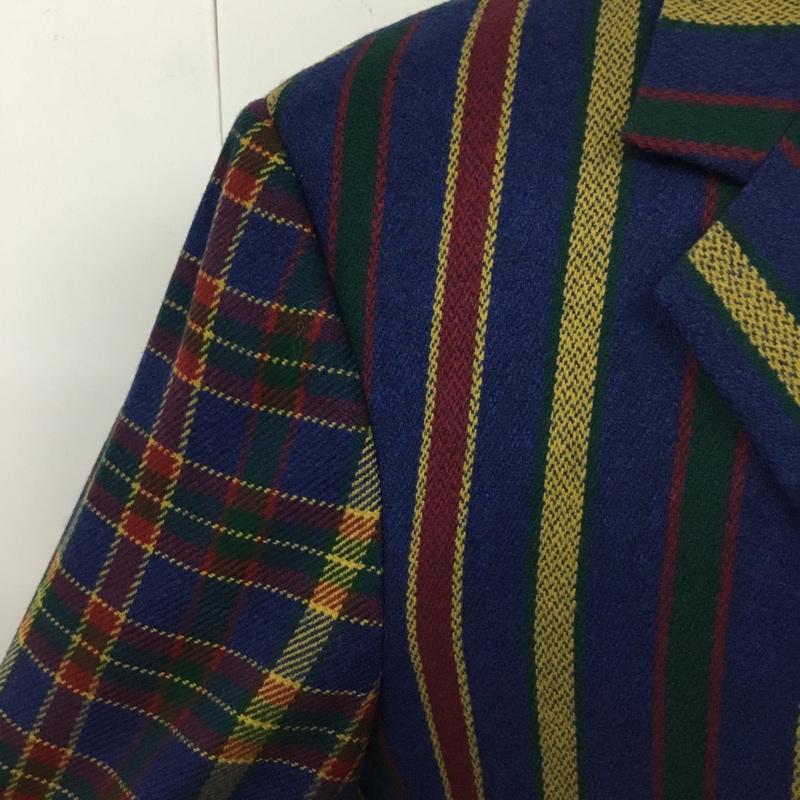 ジャンニヴェルサーチ GIANNI VERSACE ジャケット、上着 ジャケット、ブレザー カジュアルジャケット カラージャケット ポケットジャケット アウター プリント マルチカラー / マルチカラー /  メンズ USED 古着 中古 10120663
