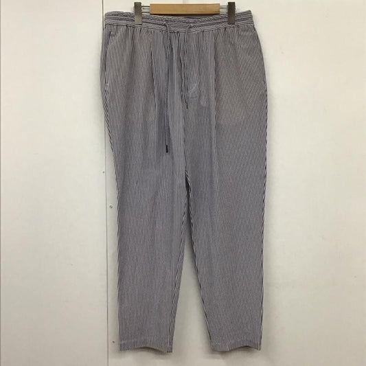 ザラ ZARA パンツ ワークパンツ、ペインターパンツ ワークパンツ ワイドパンツ カジュアルパンツ XL ストライプ 白 / ホワイト / X 水色 / ライトブルー /  メンズ USED 古着 中古 10130744