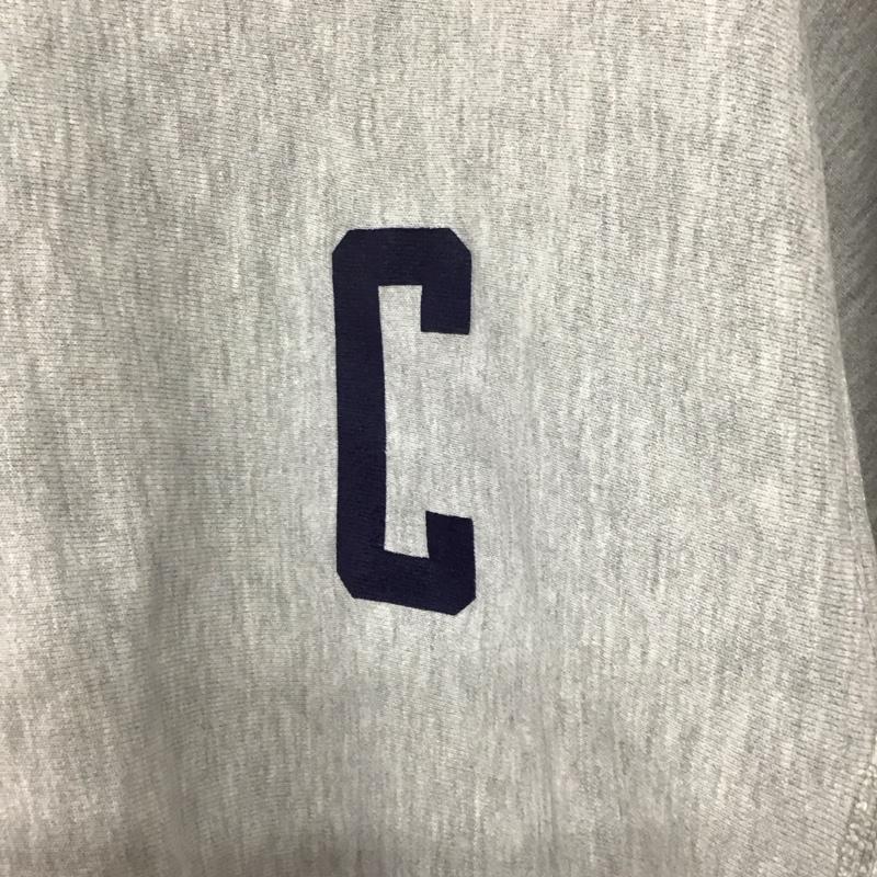 チャンピオン Champion トレーナー 長袖 長袖トレーナー スウェット クルーネック プルオーバー XL ロゴ、文字 灰 / グレー /  メンズ USED 古着 中古 10142351