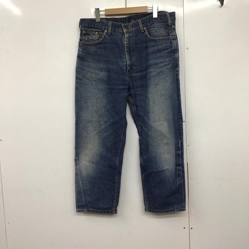 リーバイストラウスアンドコー Levi Strauss & co. パンツ デニム、ジーンズ デニムパンツ ワイドパンツ カジュアルパンツ 36 無地 インディゴ / インディゴ /  メンズ USED 古着 中古 10143535