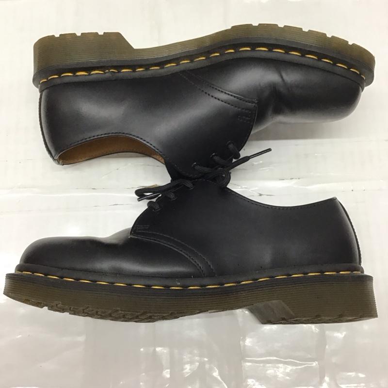 ドクターマーチン Dr.Martens 革靴 革靴 1461 3ホール UK9 US：8 無地 黒 / ブラック /  メンズ USED 古着 中古 10113414
