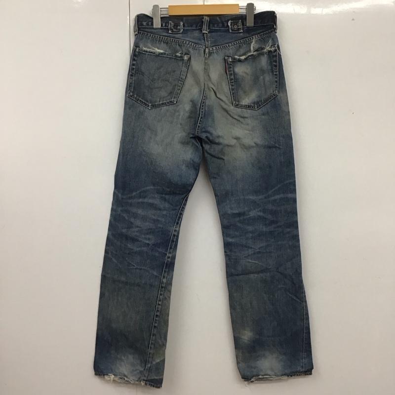 リーバイス Levi s パンツ デニム、ジーンズ デニムパンツ ストレートパンツ ダメージ加工パンツ カジュアルパンツ 36 無地 インディゴ / インディゴ /  メンズ USED 古着 中古 10109309