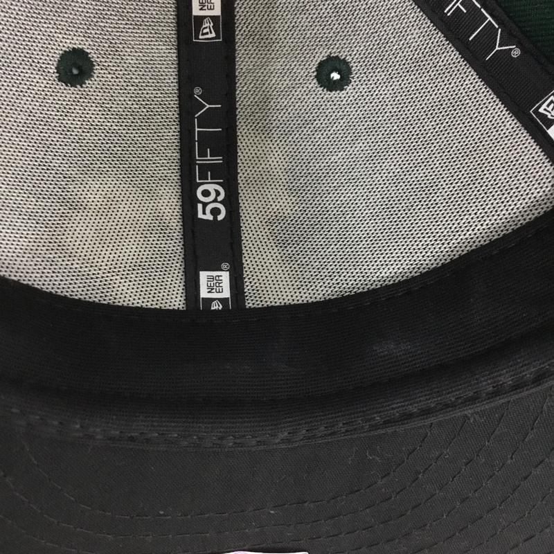 ニューエラ NEW ERA 帽子 キャップ OAKLAND ATHLETICS 59FIFTY 57.7cm ロゴ、文字 緑 / グリーン /  メンズ USED 古着 中古 10125180