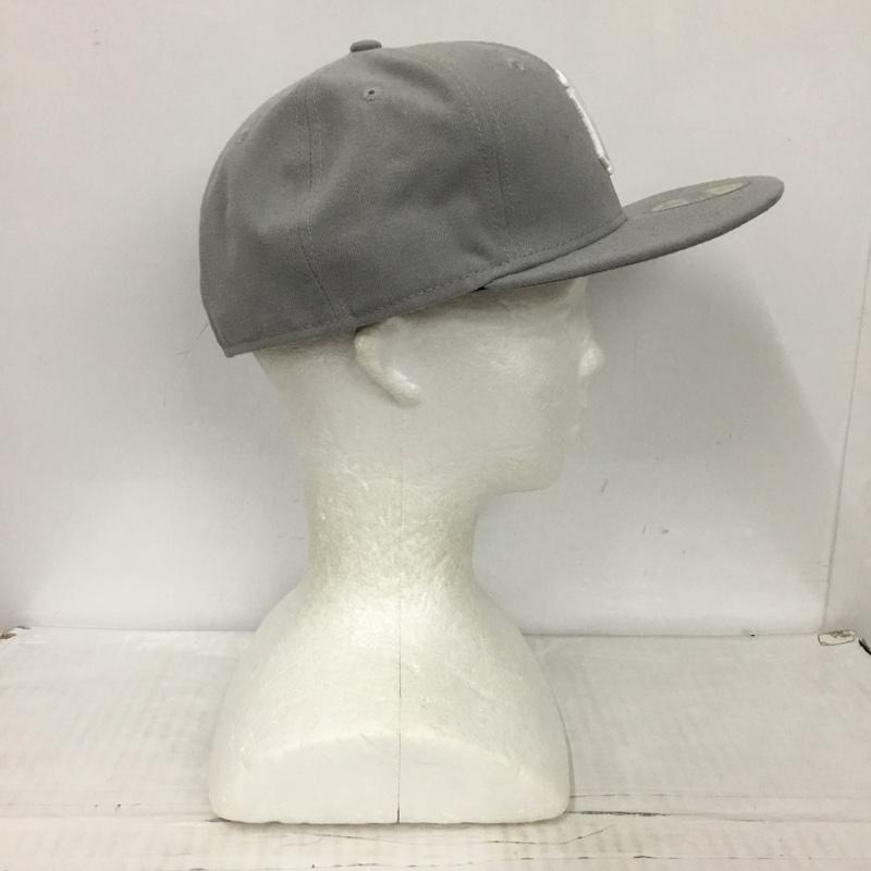 ニューエラ NEW ERA 帽子 キャップ ニューヨーク ヤンキース NY ロゴ、文字 灰 / グレー /  メンズ USED 古着 中古 10124142