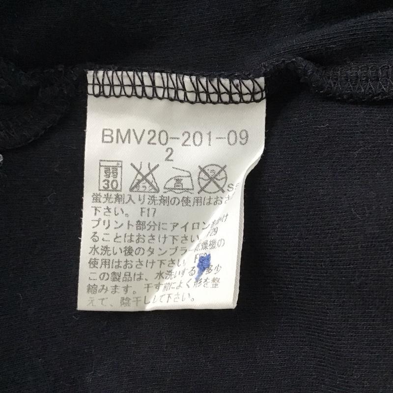 バーバリーブラックレーベル BURBERRY BLACK LABEL カットソー 長袖 長袖カットソー 無地カットソー ヘンリーネック 2 ロゴ、文字 黒 / ブラック /  メンズ USED 古着 中古 10130132