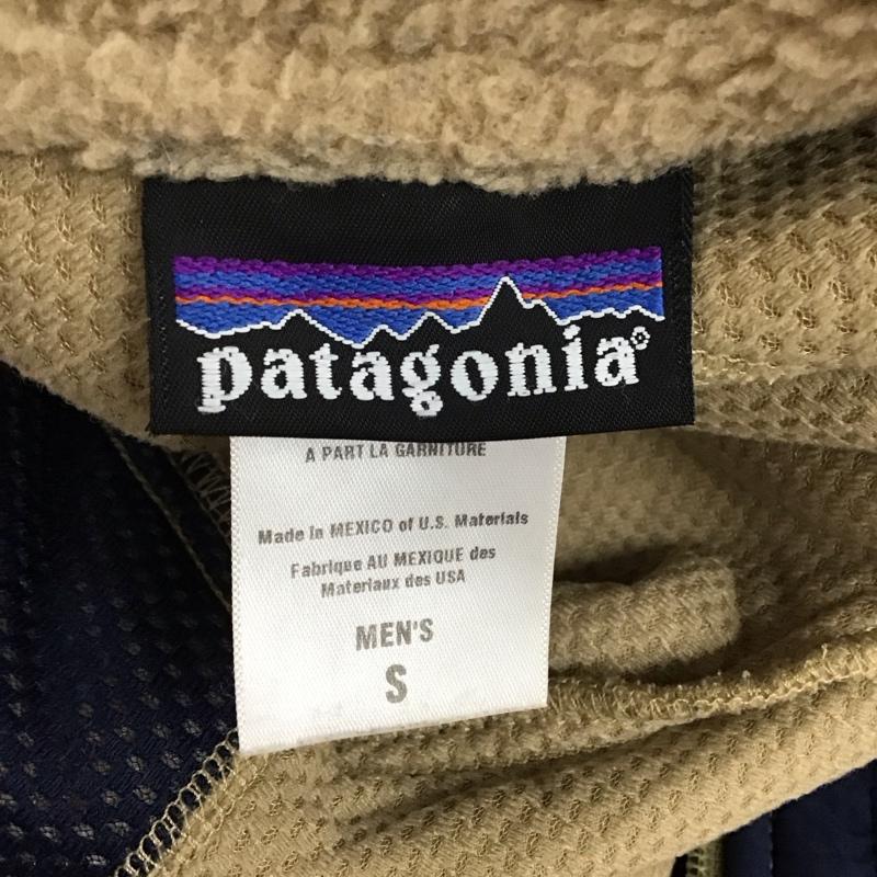 パタゴニア patagonia ジャケット、上着 ジャケット、ブレザー ジップアップジャケット フリースジャケット アウター S ロゴ、文字 ベージュ / ベージュ /  メンズ USED 古着 中古 10122754