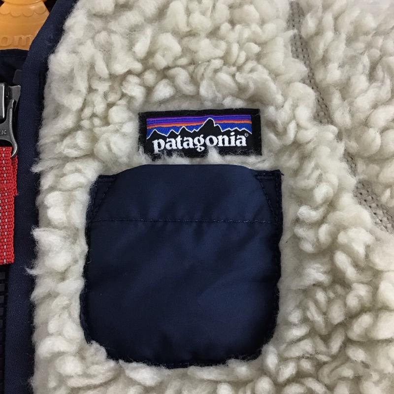 パタゴニア patagonia ジャケット、上着 ジャケット、ブレザー 61025fa20 フリースジャケット ジップアップジャケット アウター ロゴ、文字 アイボリー / アイボリー /  ボーイズ USED 古着 中古 10135094