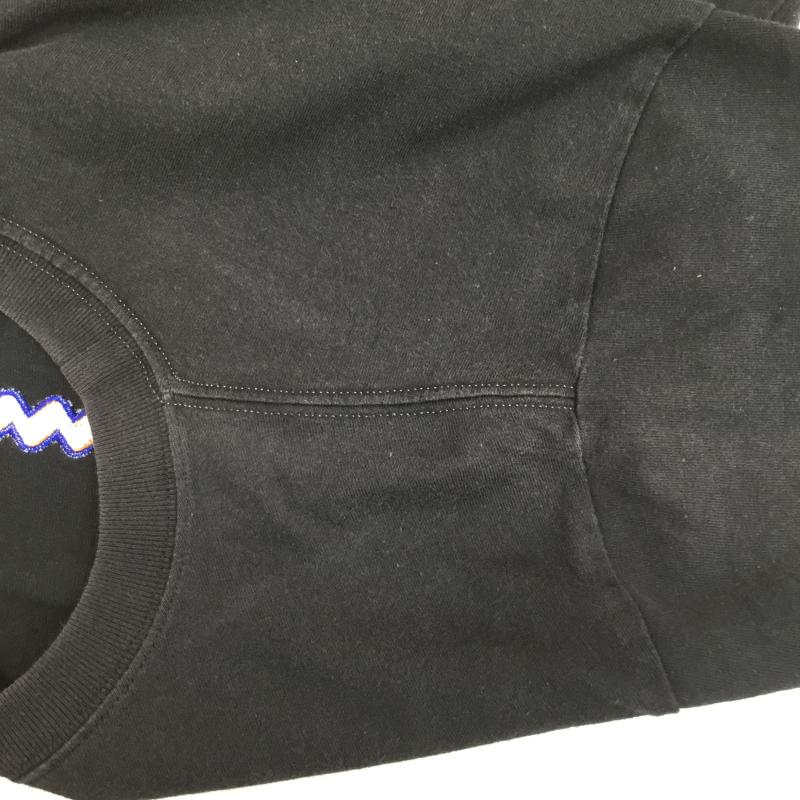 チャンピオン Champion Tシャツ 半袖 C3-Q301 L ロゴ、文字 黒 / ブラック / X 青 / ブルー / X 橙 / オレンジ /  メンズ USED 古着 中古 10134508