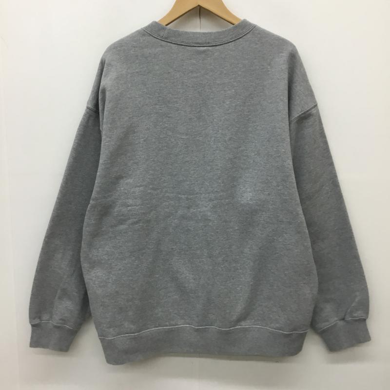 ナイキ NIKE トレーナー 長袖 DC4198-050 NIKE×STUSSY 21ss Fleece Crew Sweatshirt L ロゴ、文字 灰 / グレー /  メンズ USED 古着 中古 10143902