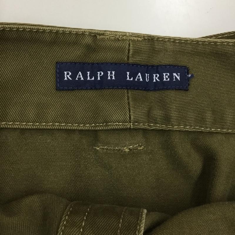 ラルフローレン RALPHLAUREN スカート ひざ丈スカート 無地 カーキ / カーキ /  レディース USED 古着 中古 10110639