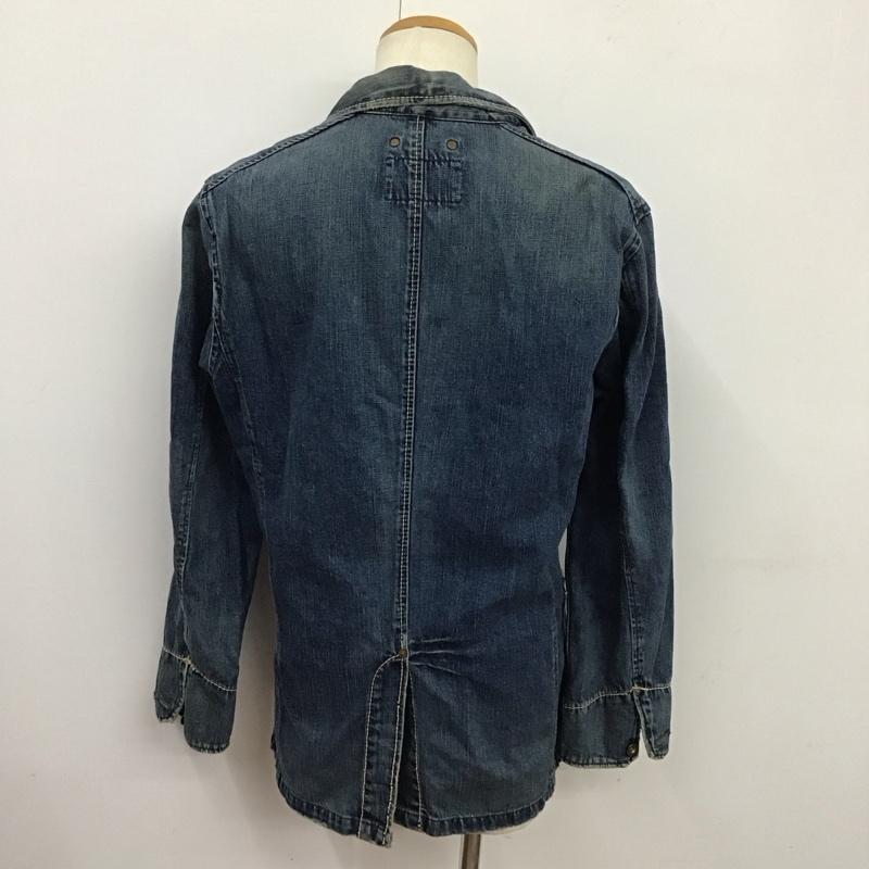 リーバイストラウスアンドコー Levi Strauss & co. ジャケット、上着 ジャケット、ブレザー デニムジャケット カラージャケット 長袖ジャケット ブルゾン XL 無地 インディゴ / インディゴ /  メンズ USED 古着 中古 10123830
