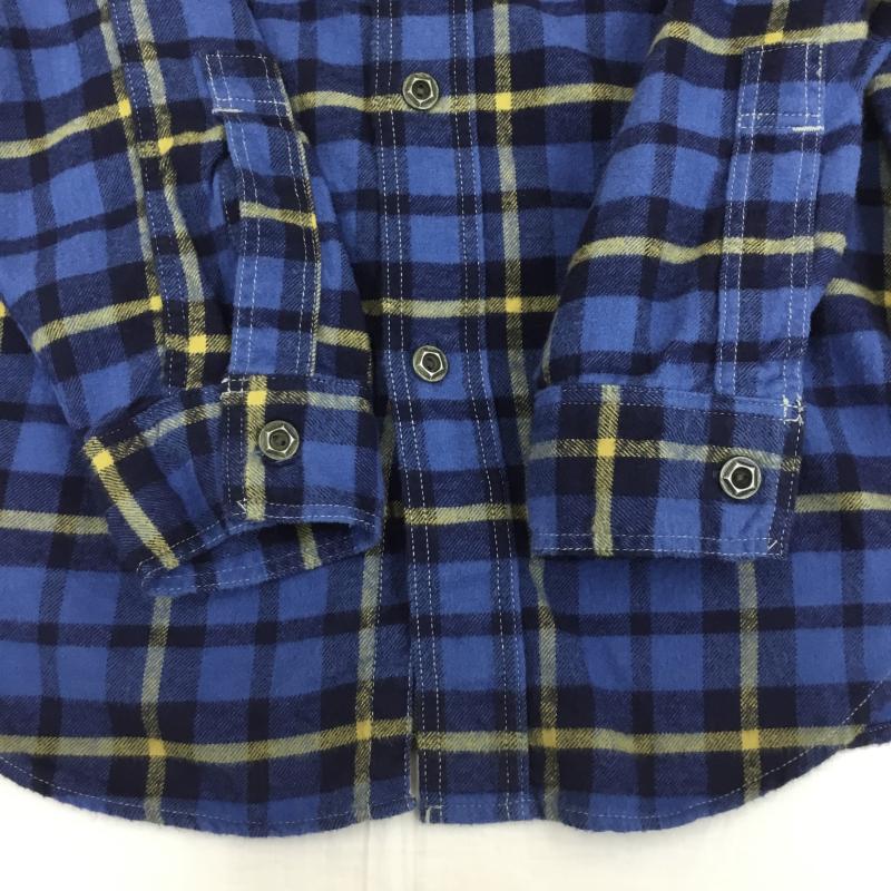 ニールキャサディーレイルロード NEALCASSADYRAILROAD シャツ、ブラウス 長袖 チェック 青 / ブルー /  メンズ USED 古着 中古 10143872