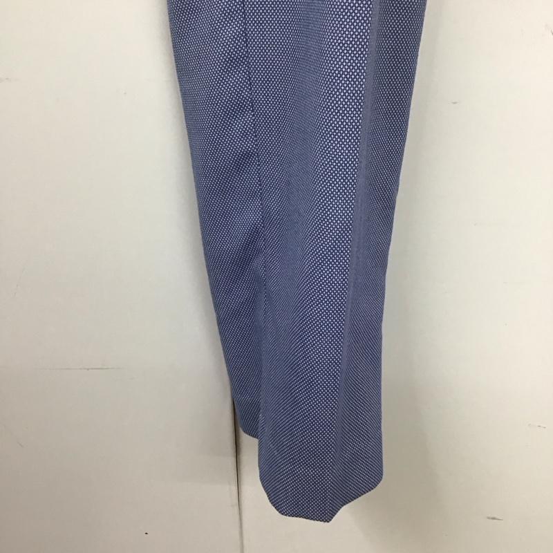 ザラ ZARA パンツ スラックス スラックスパンツ ワイドパンツ ストレッチパンツ 44 総柄 青 / ブルー /  メンズ USED 古着 中古 10129255