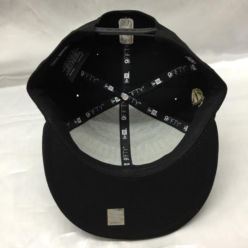 ニューエラ NEW ERA 帽子 キャップ NBA 2019 トロント ラプターズ CHAMPIONS ロゴ、文字 黒 / ブラック /  メンズ USED 古着 中古 10109172
