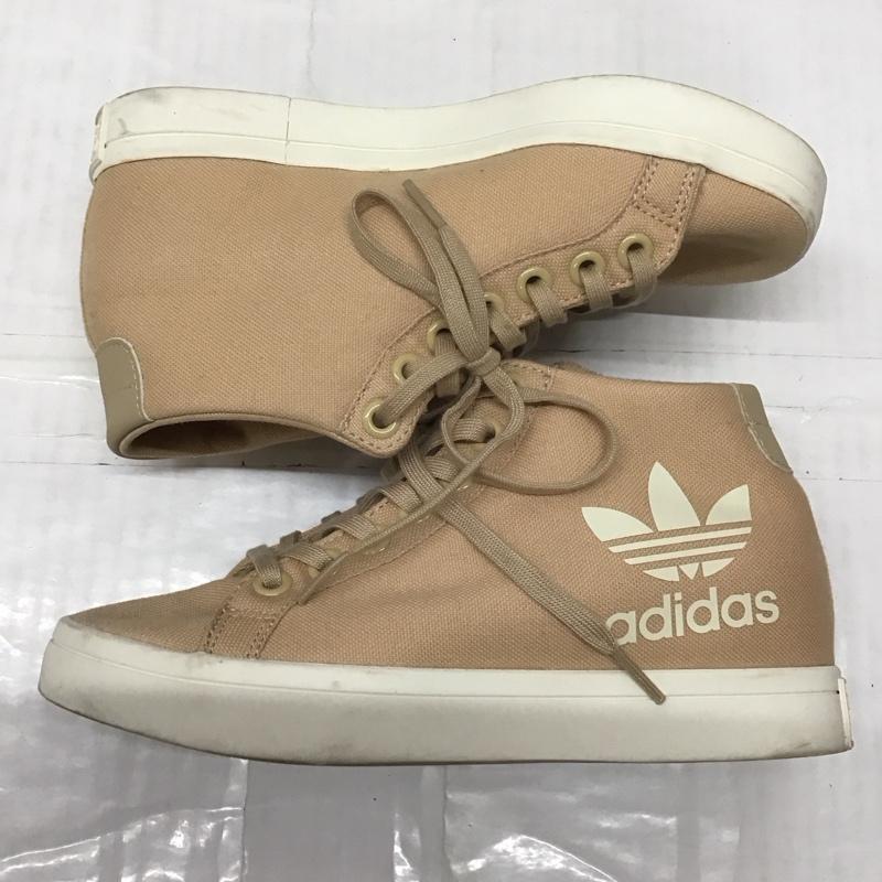 アディダス adidas スニーカー スニーカー FZ5599 コートバンテージ 23cm 23.0cm ロゴ、文字 ベージュ / ベージュ /  レディース USED 古着 中古 10115653
