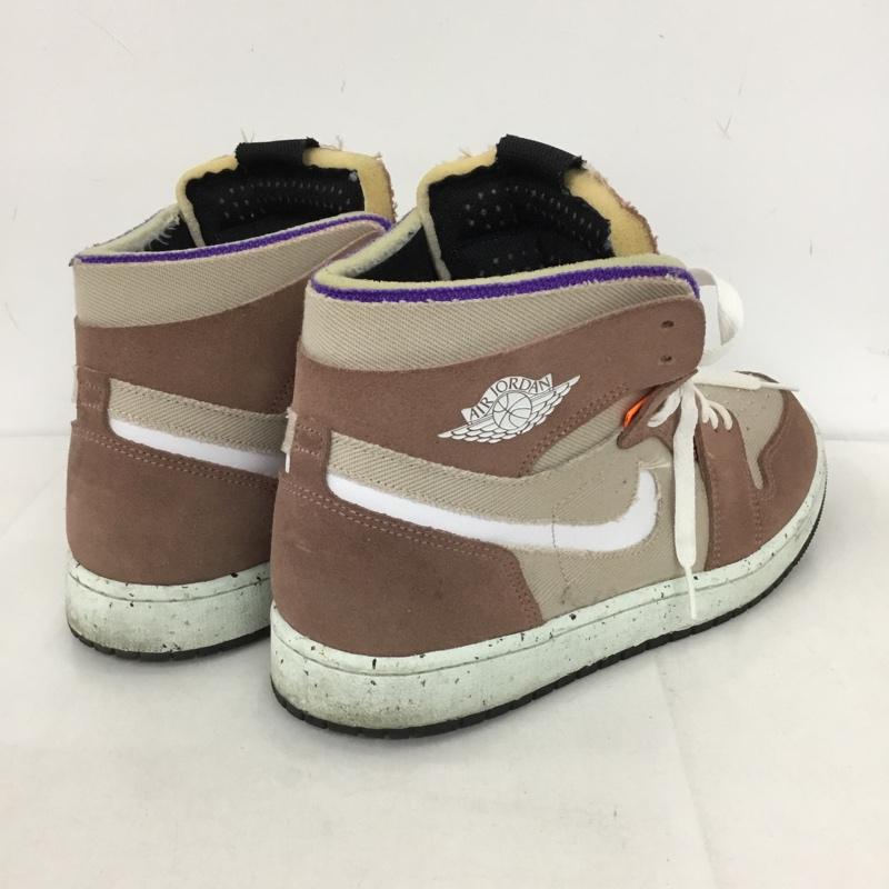 ナイキ NIKE スニーカー スニーカー CT0978-201 AIR JORDAN 1 ZOOM AIR CMFT 28cm 28.0cm ロゴ、文字 茶 / ブラウン /  メンズ USED 古着 中古 10129547