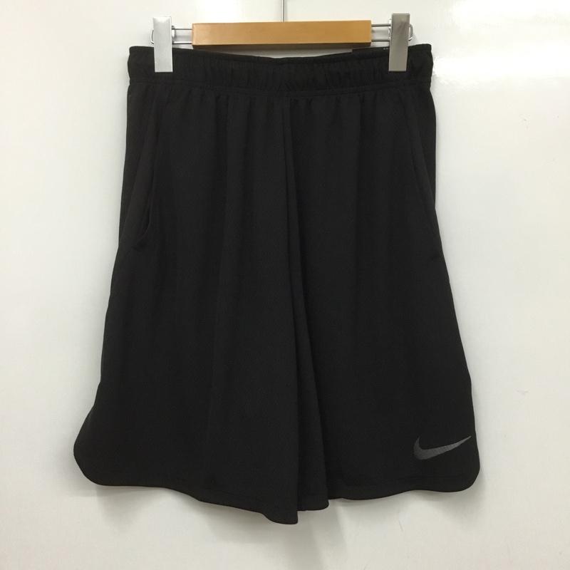 ナイキ NIKE パンツ ショートパンツ 890812-010 ジャージハーフパンツ DRI-FIT ショート 4.0 M ロゴ、文字 黒 / ブラック /  メンズ USED 古着 中古 10135004