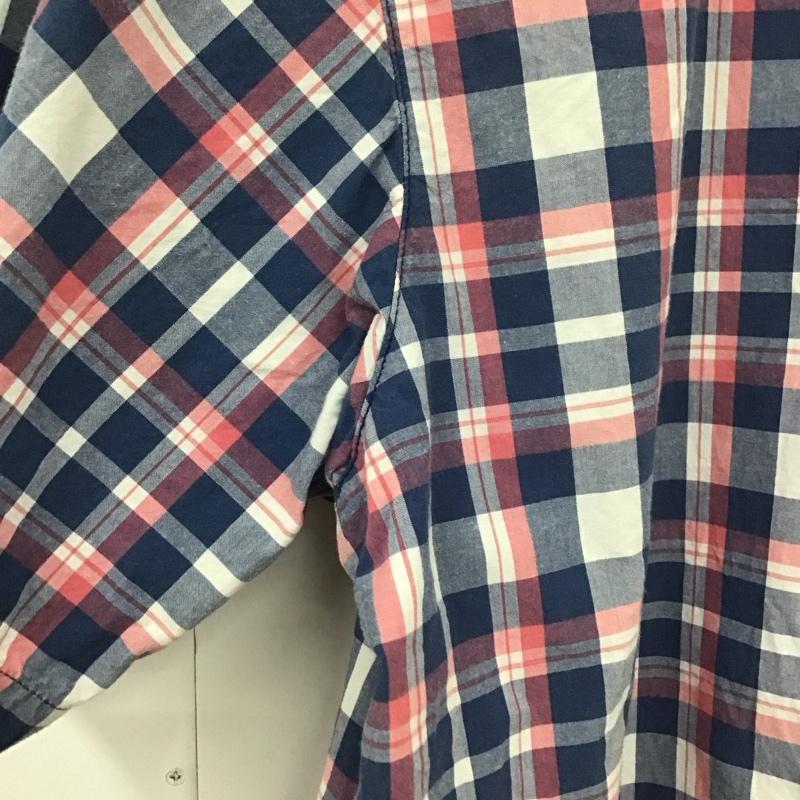 コロンビア Columbia シャツ、ブラウス 半袖 半袖シャツ チェックシャツ ボタンダウンシャツ L チェック マルチカラー / マルチカラー /  メンズ USED 古着 中古 10129653