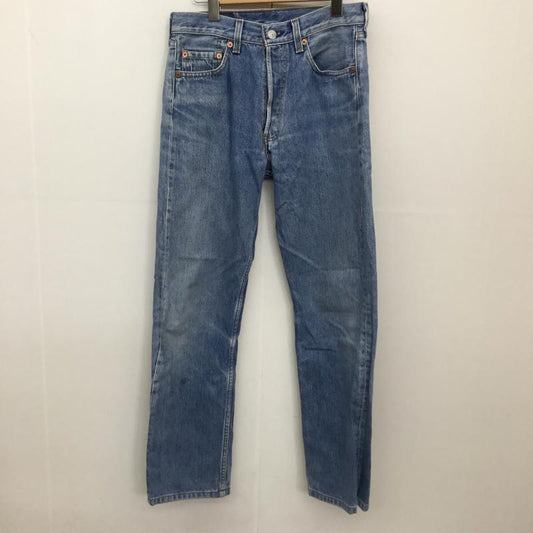 リーバイス Levi s パンツ デニム、ジーンズ USA製 28インチ 無地 青 / ブルー /  レディース USED 古着 中古 10137539