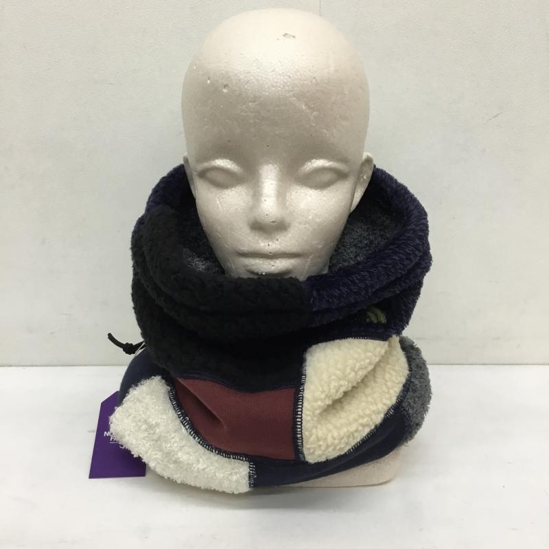 ザ ノースフェイス パープルレーベル THE NORTH FACE PURPLE LABEL マフラー マフラー The North Face x nanamica RP Field Patchwork Fleece Snood Mix NN8363N　ナナミカ FREE  白 / ホワイト / X 灰 / グレー / X 青 / ブルー / X 黒 / ブラック / X 赤 / レッド /  メンズ USED 古着 中古 10120973