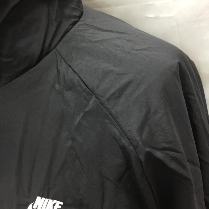 ナイキ NIKE ジャケット、上着 ジャンパー、ブルゾン BQ6546-011 SWOOSH FULL ZIP JACKET ボア ビッグ スウッシュ 2XL タグ付き XXL ロゴ、文字 黒 / ブラック / X 白 / ホワイト /  メンズ USED 古着 中古 10114815