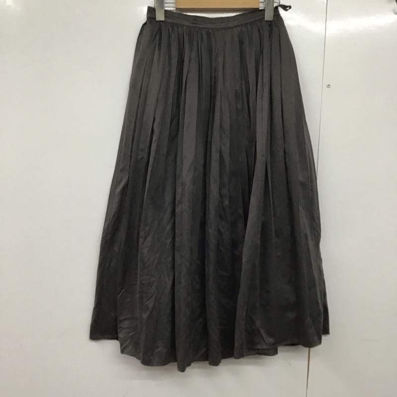 サマンサモスモス Samansa Mos2 スカート ロングスカート ロングスカート フレアスカート カジュアルスカート FREE 無地 ダークグレー / ダークグレー /  レディース USED 古着 中古 10145387