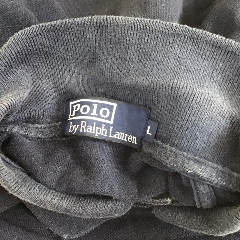 ポロスポーツラルフローレン POLOSPORT ポロシャツ 半袖 90年代 L 無地 X ロゴ、文字 紺 / ネイビー /  メンズ USED 古着 中古 10111999