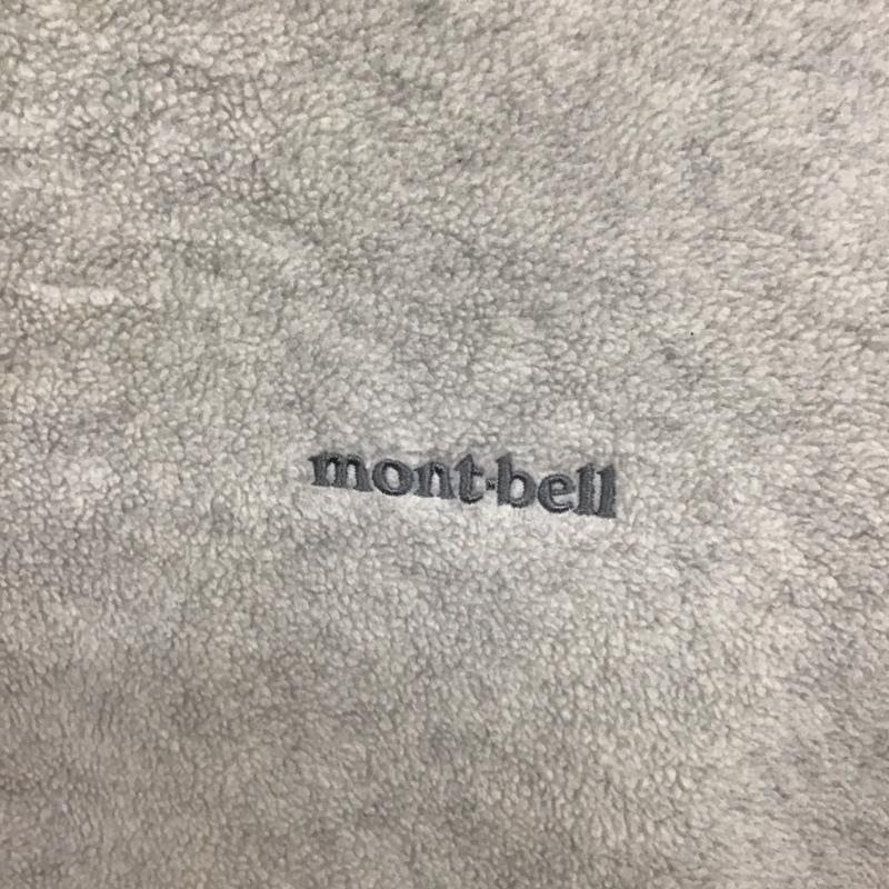 モンベル mont-bell カットソー 長袖 長袖カットソー クルーネックカットソー ロングスリーブカットソー 120cm ロゴ、文字 灰 / グレー /  ボーイズ USED 古着 中古 10119444
