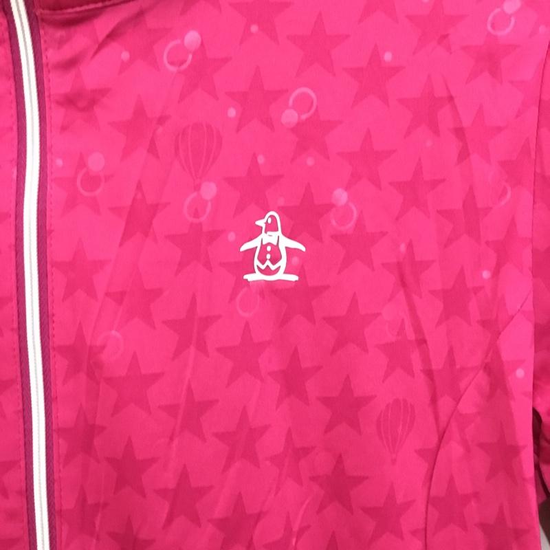 マンシングウェア Munsingwear ジャケット、上着 ジャンパー、ブルゾン MGwMJK01 フルジップブルゾン スポーツウェア タグ付き M 総柄 桃 / ピンク /  レディース USED 古着 中古 10135530