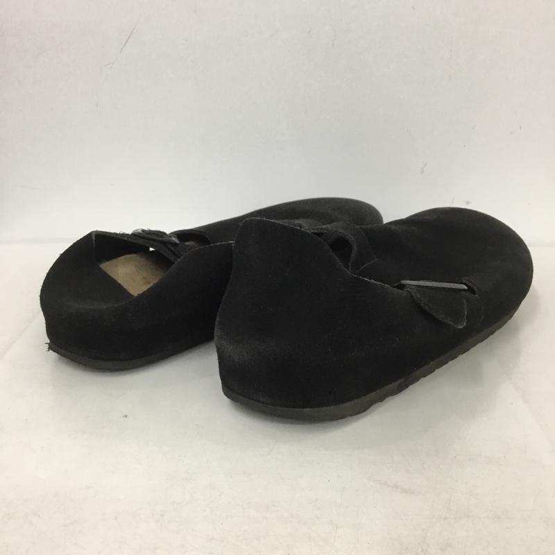 ビルケンシュトック BIRKENSTOCK カジュアルシューズ カジュアルシューズ LONDON 43 ロゴ、文字 黒 / ブラック /  メンズ USED 古着 中古 10142719