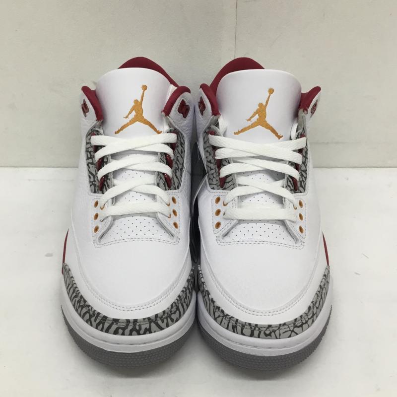 ナイキ NIKE スニーカー スニーカー AIR JORDAN 3 RETRO CT8532-126 27.0cm  白 / ホワイト / X 赤 / レッド / X 灰 / グレー /  メンズ USED 古着 中古 10120251