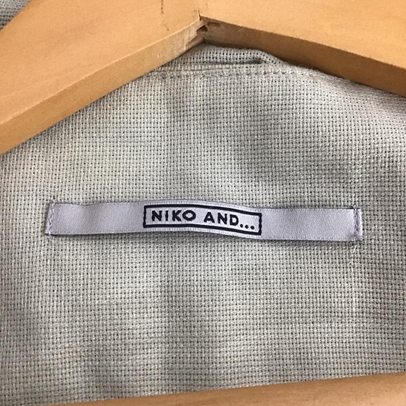 ニコアンド niko and... ベスト ベスト M202TB01AD カシュクール 前開き 3 無地 カーキ / カーキ /  レディース USED 古着 中古 10146398