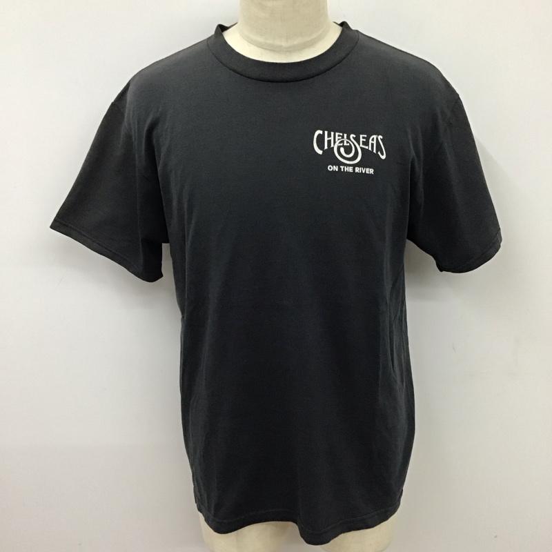 フルーツオブザルーム FRUIT OF THE LOOM Tシャツ 半袖 半袖カットソー プリントTシャツ クルーネックカットソー 古着 L ロゴ、文字 黒 / ブラック /  メンズ USED 古着 中古 10115328