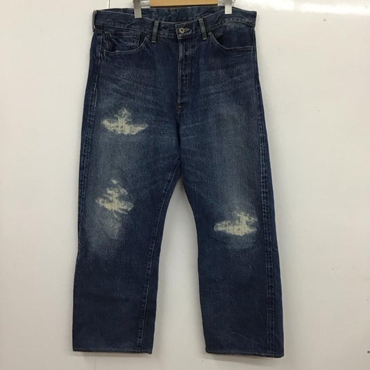 テンダーロイン TENDERLOIN パンツ デニム、ジーンズ デニムパンツ ワイドパンツ カジュアルパンツ 38 無地 インディゴ / インディゴ /  メンズ USED 古着 中古 10115941