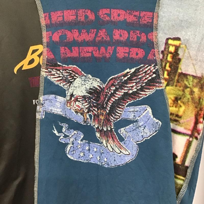 マウジー MOUSSY Tシャツ 長袖 010ISL90-0461 REMAKE TINY ロングスリーブ Tシャツ FREE 総柄 マルチカラー / マルチカラー /  レディース USED 古着 中古 10140348