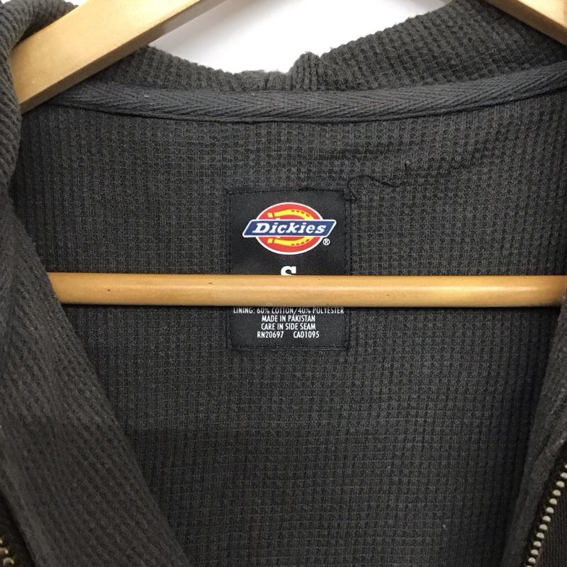 ディッキーズ Dickies パーカー 長袖 ジップアップパーカー 長袖パーカー カジュアルジャケット S 無地 茶 / ブラウン /  メンズ USED 古着 中古 10141422
