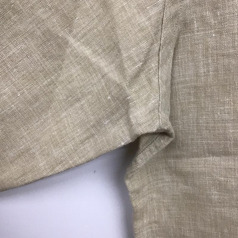 ブルックスブラザーズ BROOKS BROTHERS シャツ、ブラウス 長袖 ボタンダウンシャツ M 無地 ベージュ / ベージュ /  メンズ USED 古着 中古 10131424