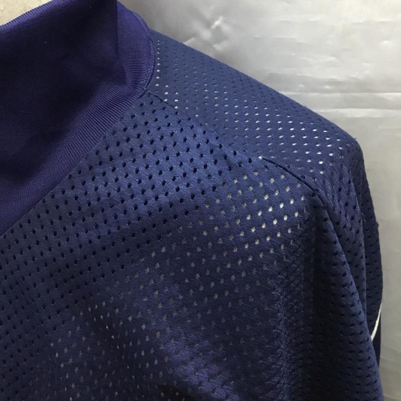 ナイキ NIKE ジャケット、上着 ジャンパー、ブルゾン ジップアップジャケット ジャンパー ジャケット カジュアルジャケット アウター 90s XL ロゴ、文字 紺 / ネイビー /  メンズ USED 古着 中古 10121976